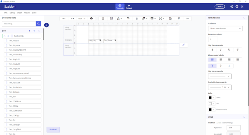 Comarch BI sPrint