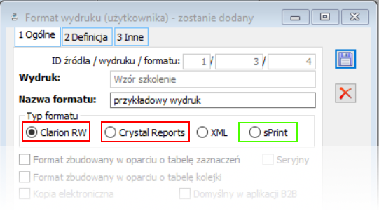Jak sprawdzić format wydruku w ERP XL
